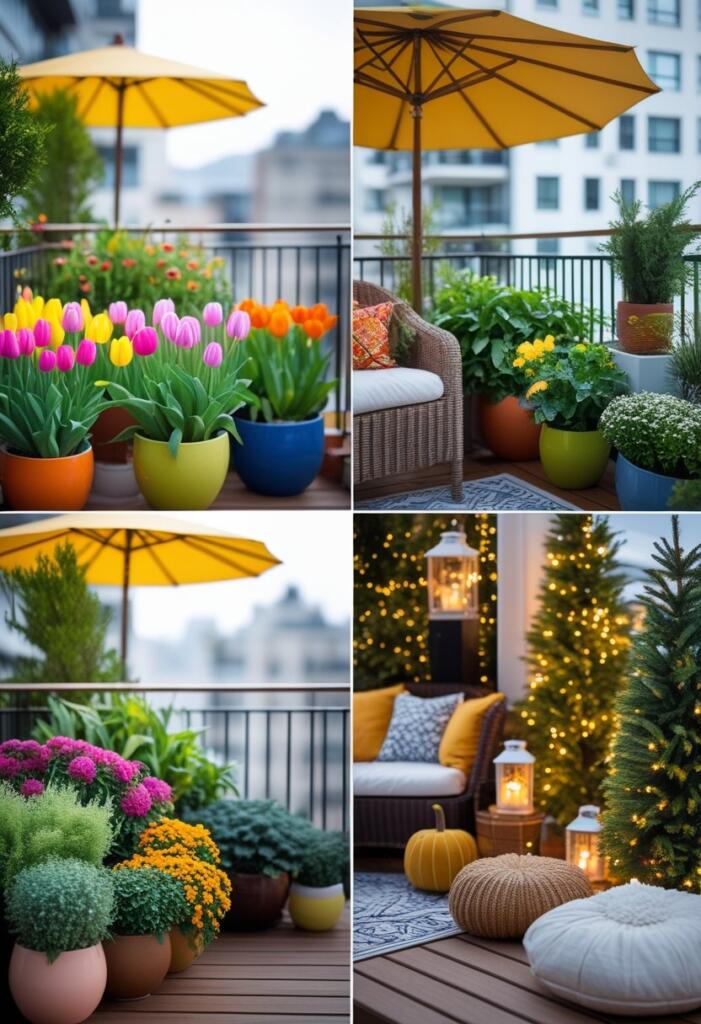 Budget-friendly balcony garden
