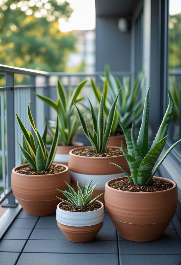 Creative balcony garden decorations