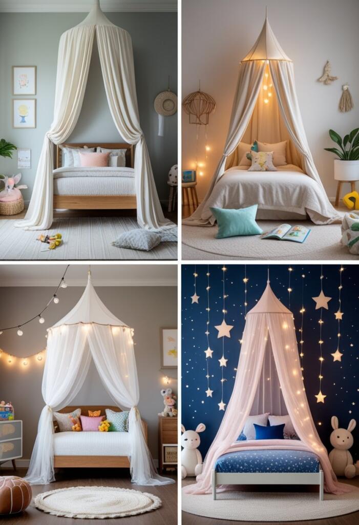 Fairy tale canopy bed