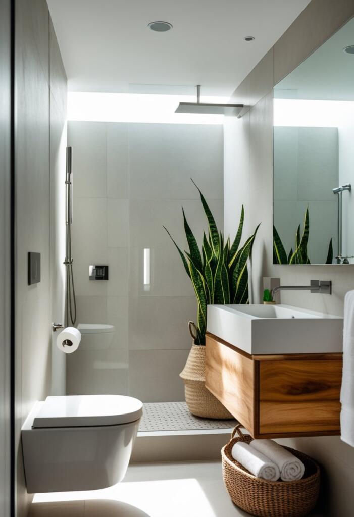 Functional bathroom design
