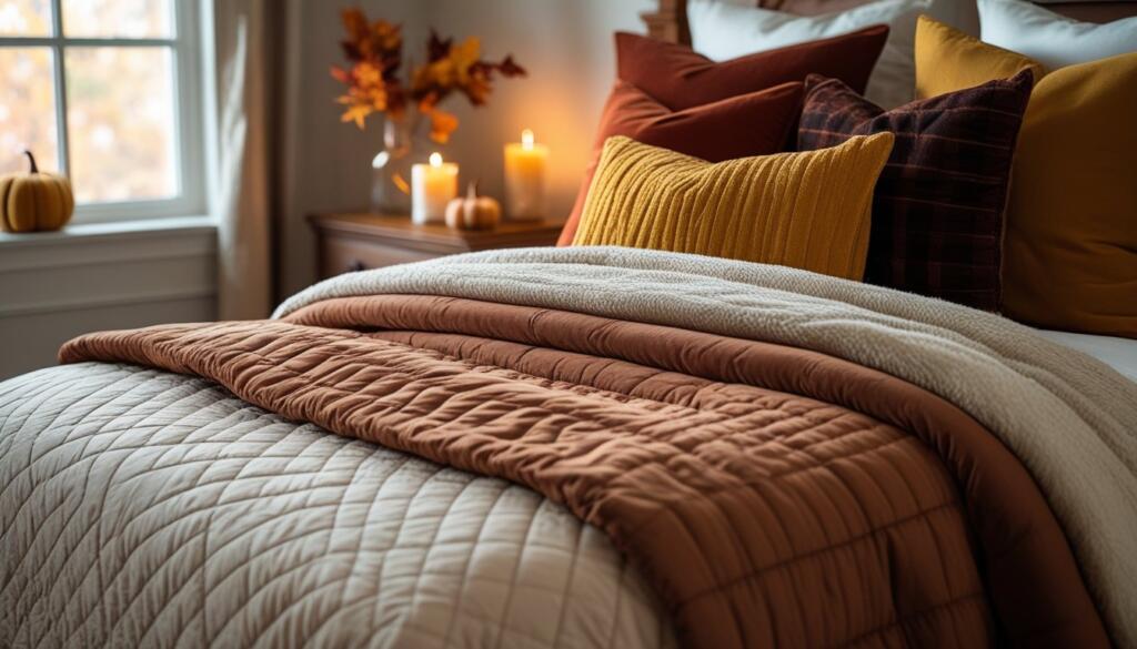 Modern fall bedroom design