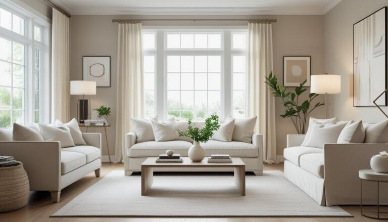 Neutral Living Room Inspirations for Timeless and Elegant Spaces