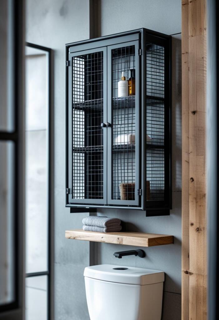 Over the toilet cupboard ideas