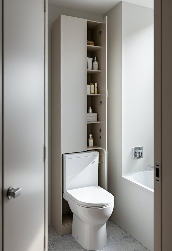 Over the toilet storage