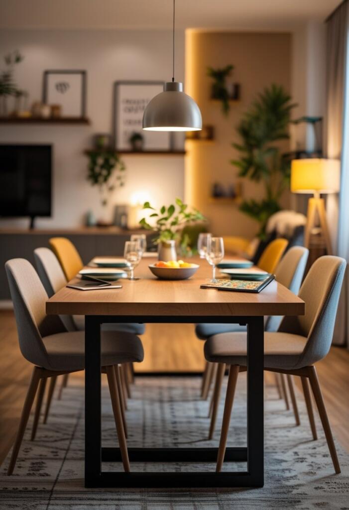 Rustic dining room decor