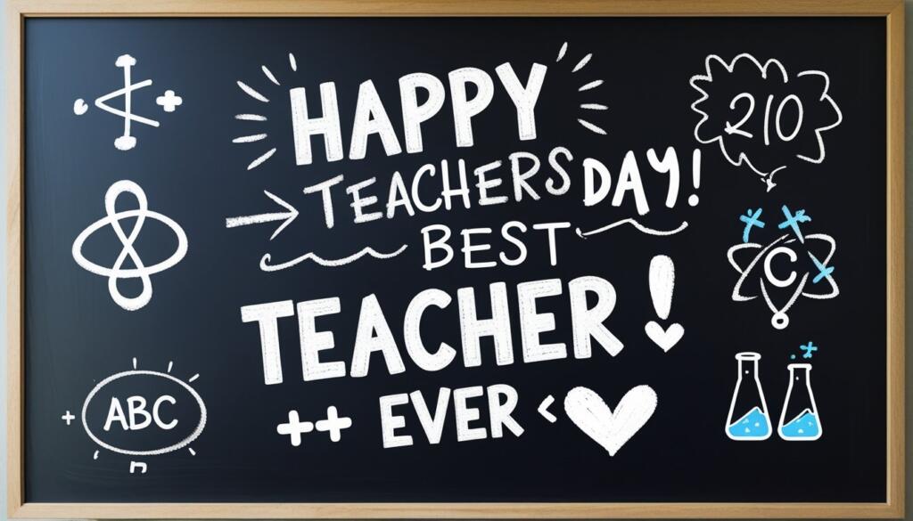 Simple Teachers Day poster ideas
