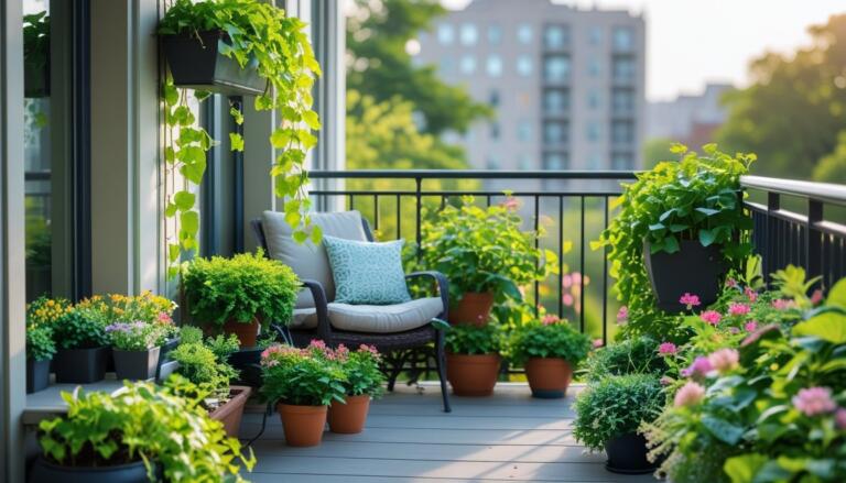 Small balcony garden ideas