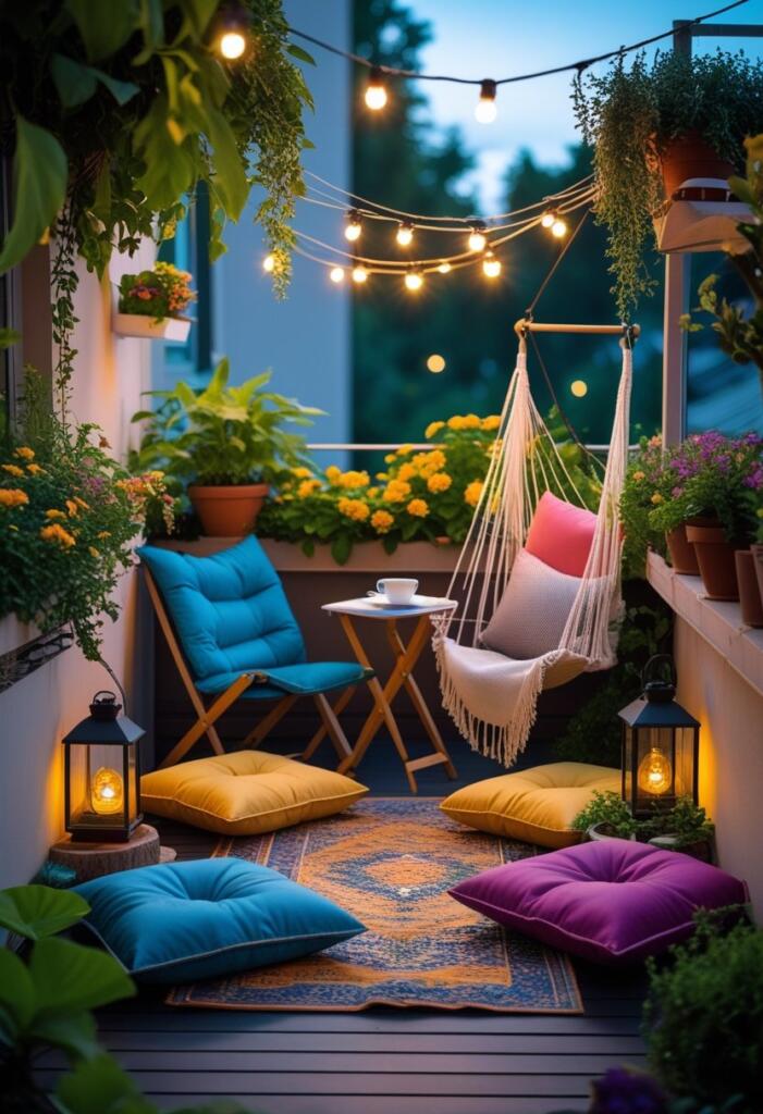 Space-saving balcony garden tips