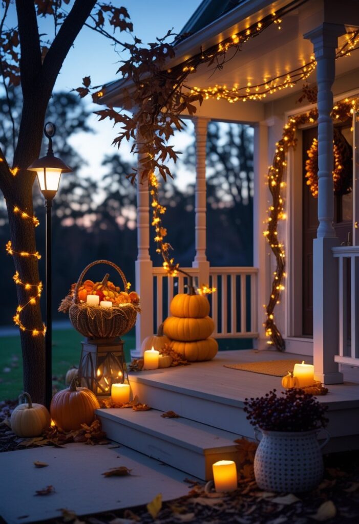 Thanksgiving Decorations Outdoor Cozy, Rustic