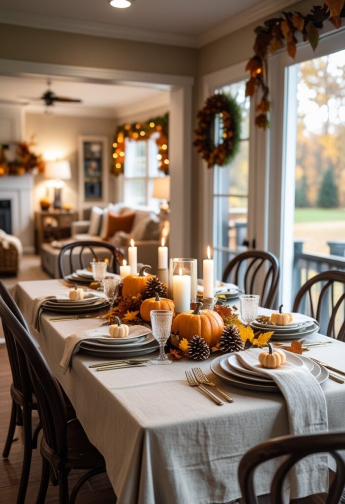 Thanksgiving table Decorations Ideas