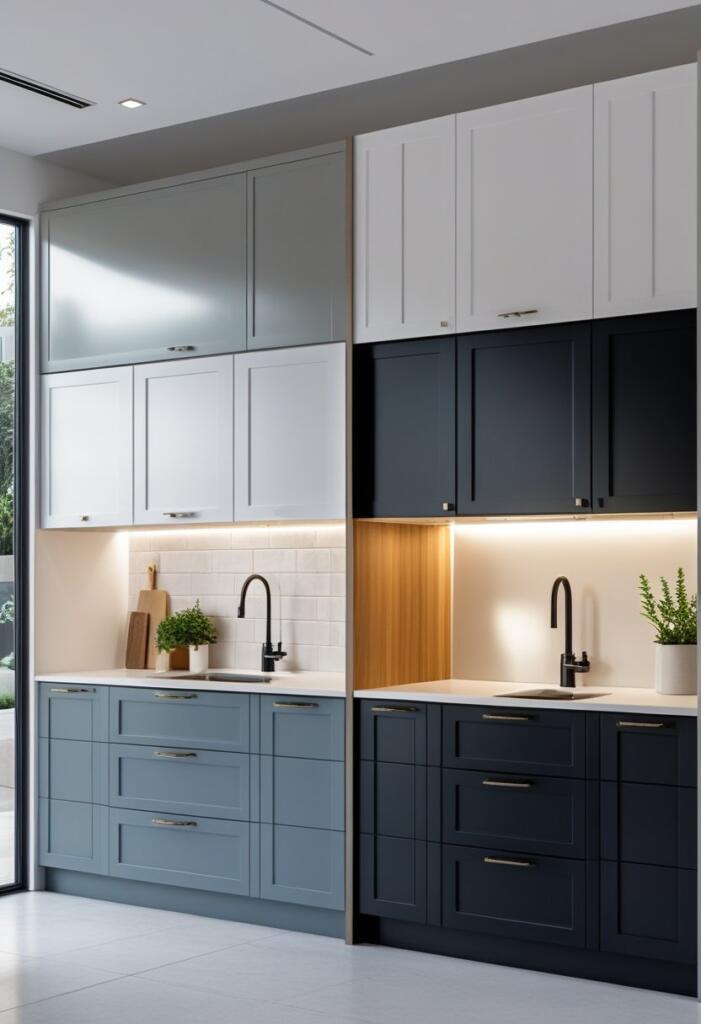 Two-Tone Combos cabinets