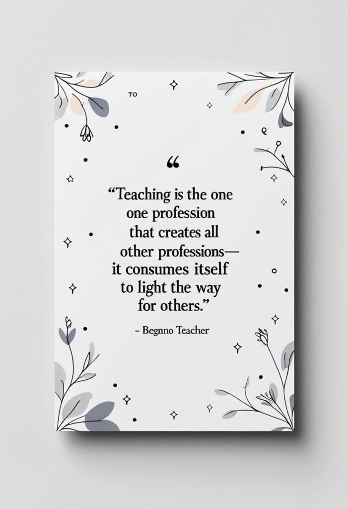 Unique Teachers Day greeting cards