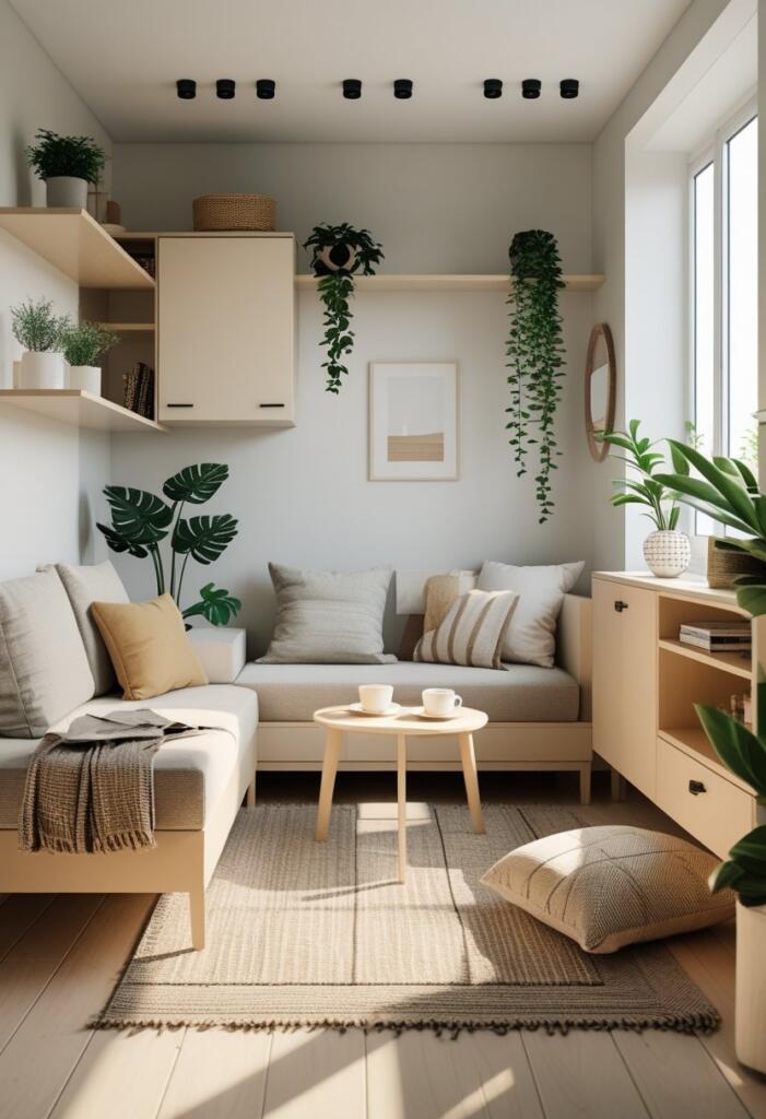 space-saving small living room decor ideas