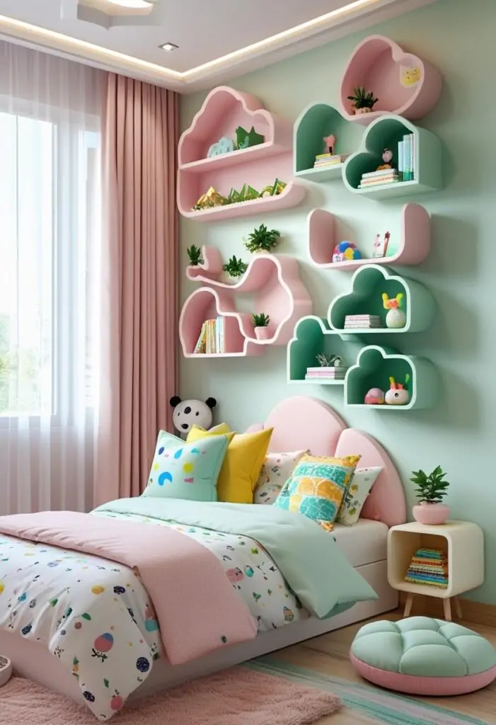 Creative Use of Wall Shelves