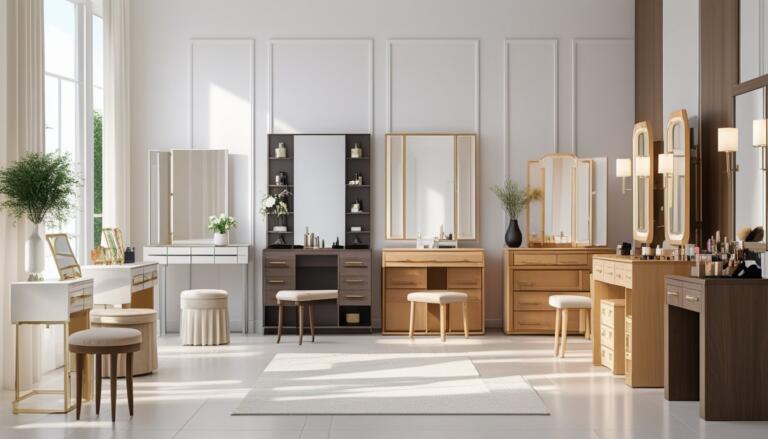 Dressing Table Designs With Storage