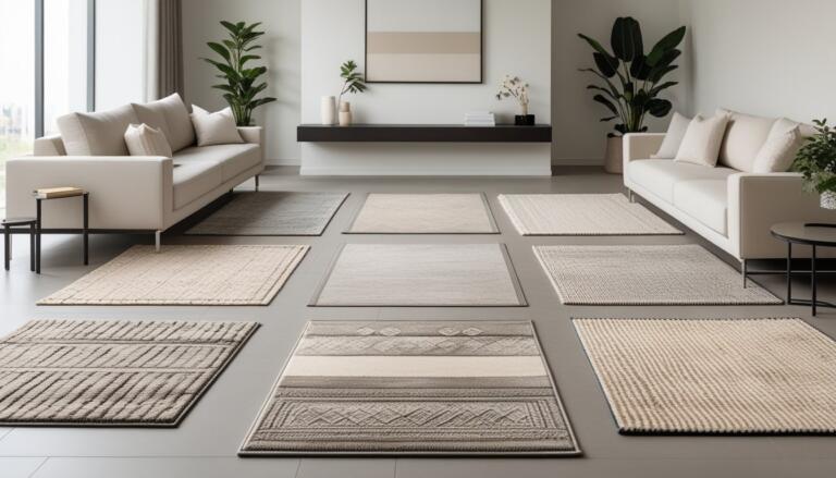 Neutral Living Room Rugs