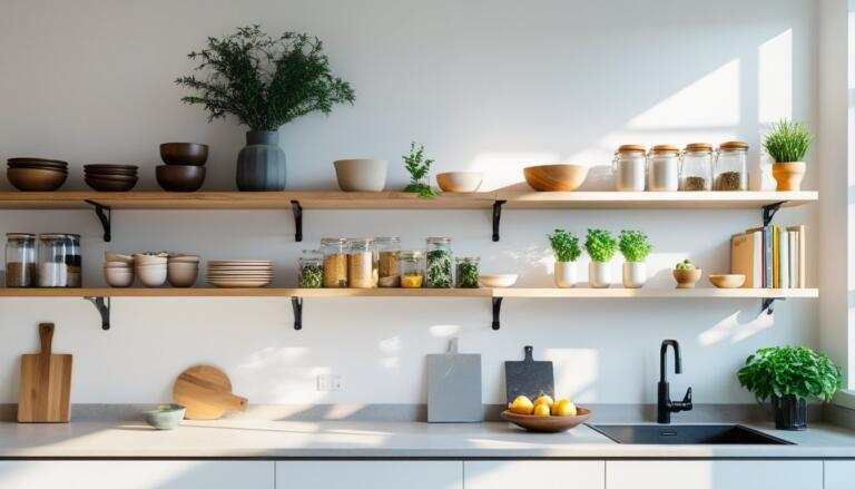 Open Kitchen Shelves Ideas