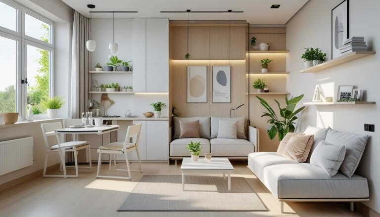 Small Living Room With Dining Area Ideas