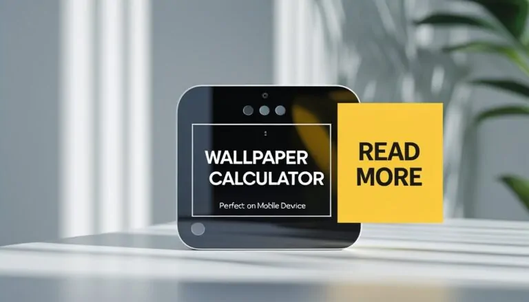 wall paper calculator