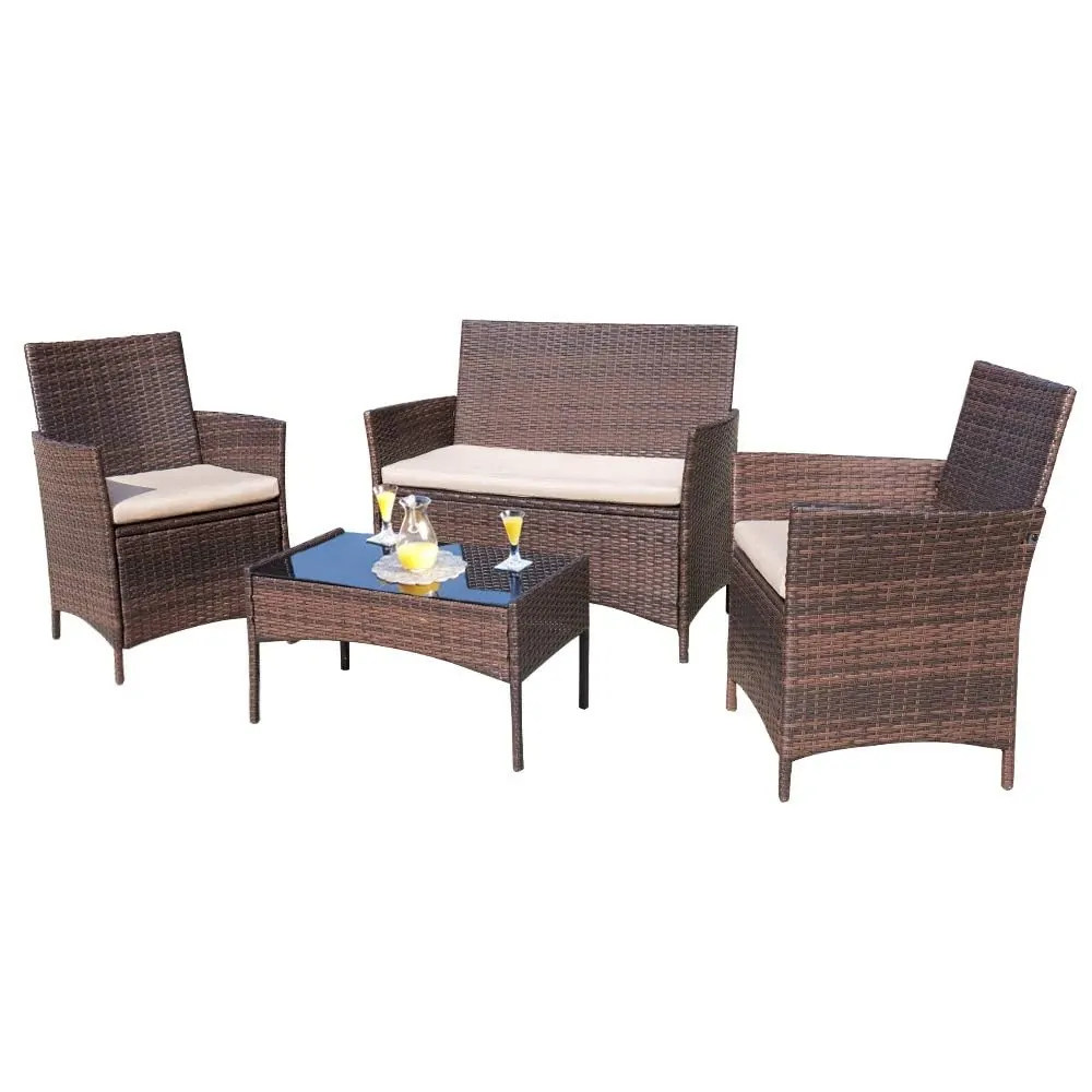 Homall 4 Piece Patio Furniture Set