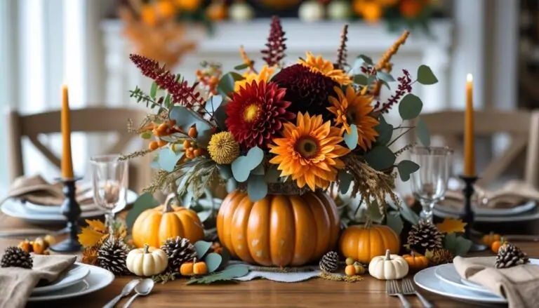 Thanksgiving Centerpieces Flowers Ideas